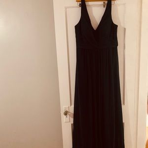 Navy Blue Bridesmaid Dress